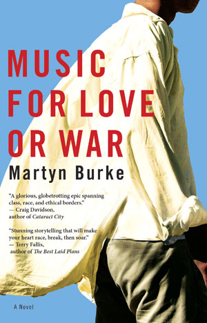 Martyn Burke, book cover.