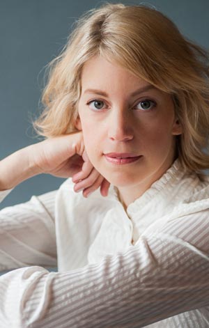 Sarah Henstra, portrait.