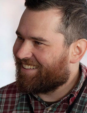 Jacob Wren, portrait.