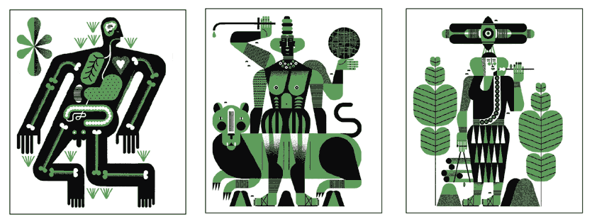 She of the Mountains Illustrations